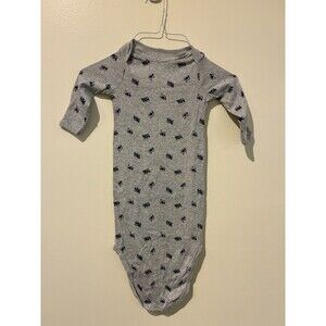 NWOT Garanimals Gray Truck Gown- NB-6M